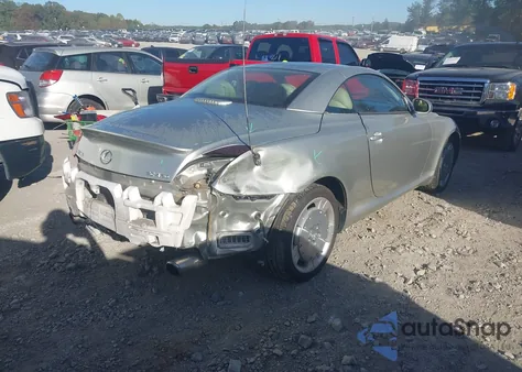 2002 Lexus Sc 430 из США, поврежденный, VIN JTHFN48Y720015934